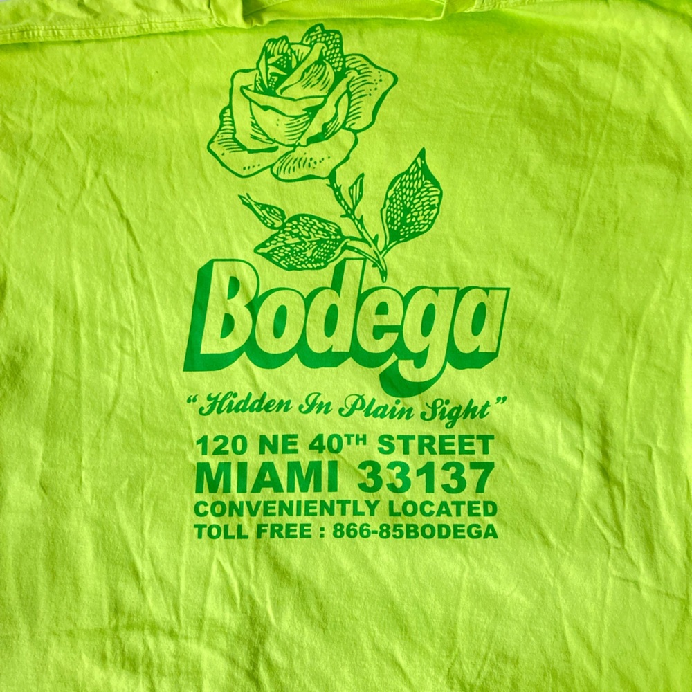 Bodega Art Basel Popup Shop Souvenir Tee (NWT)